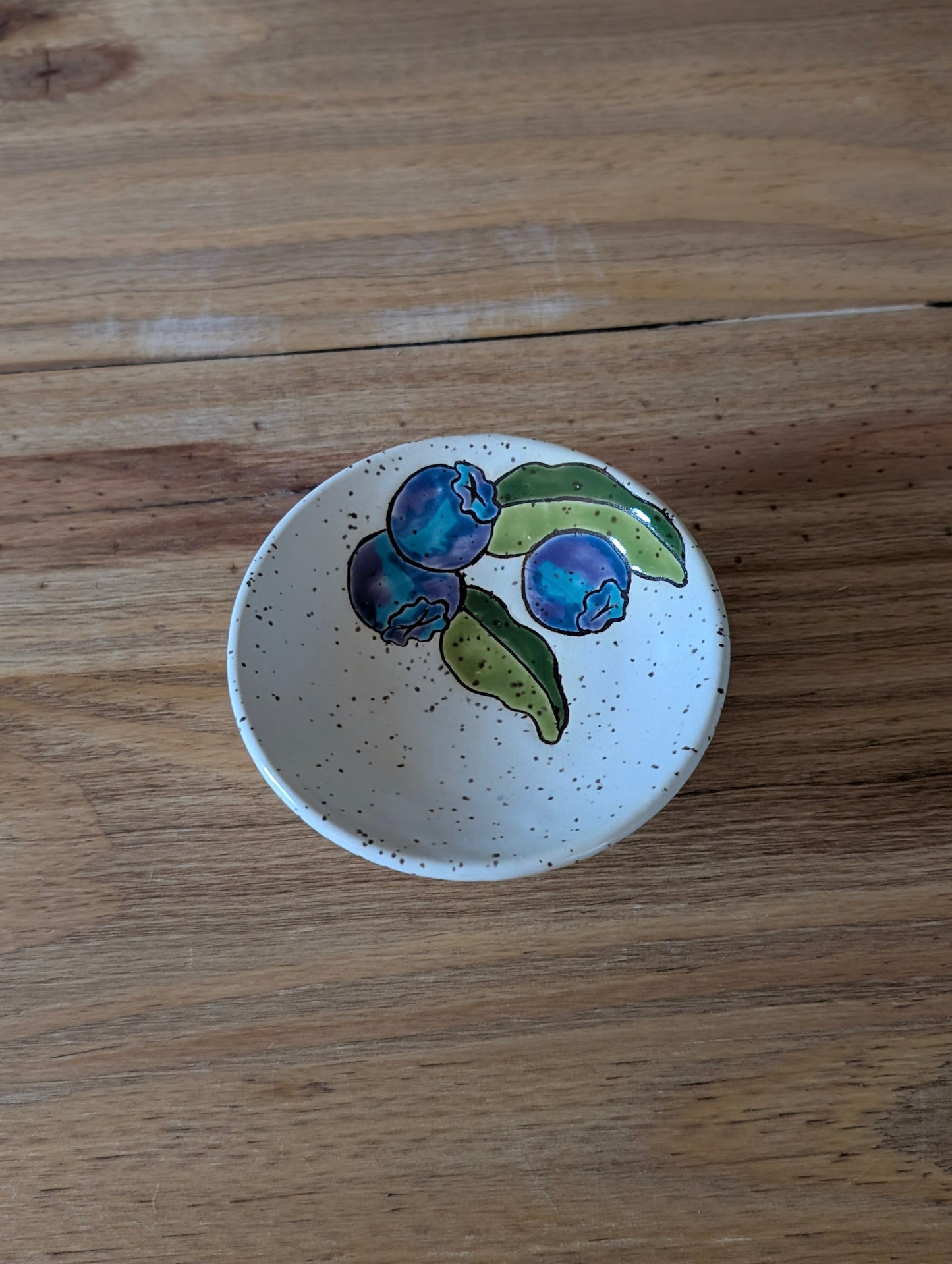 small trinket dish- blueberry