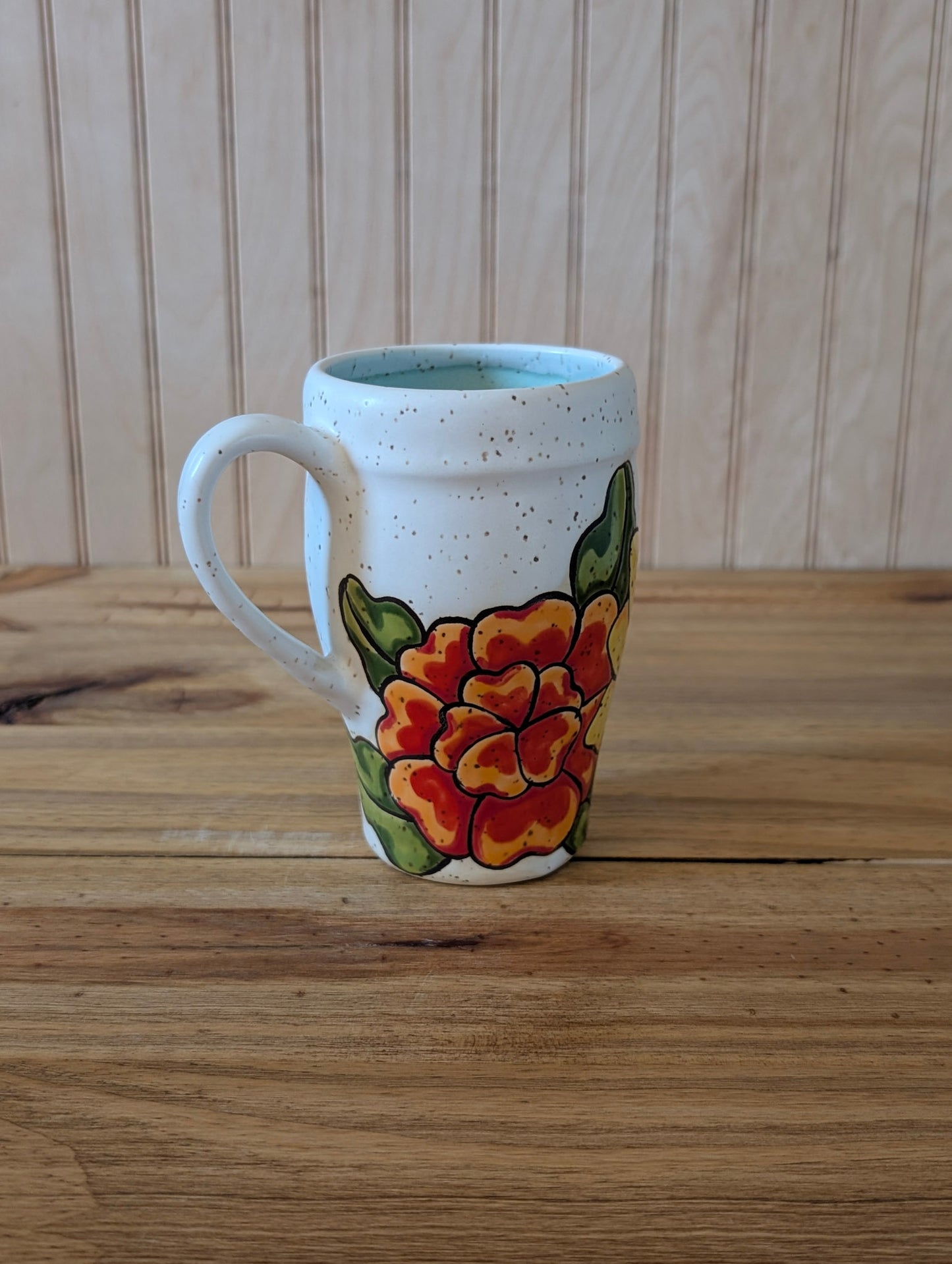 sunflower blueberry travel tumbler