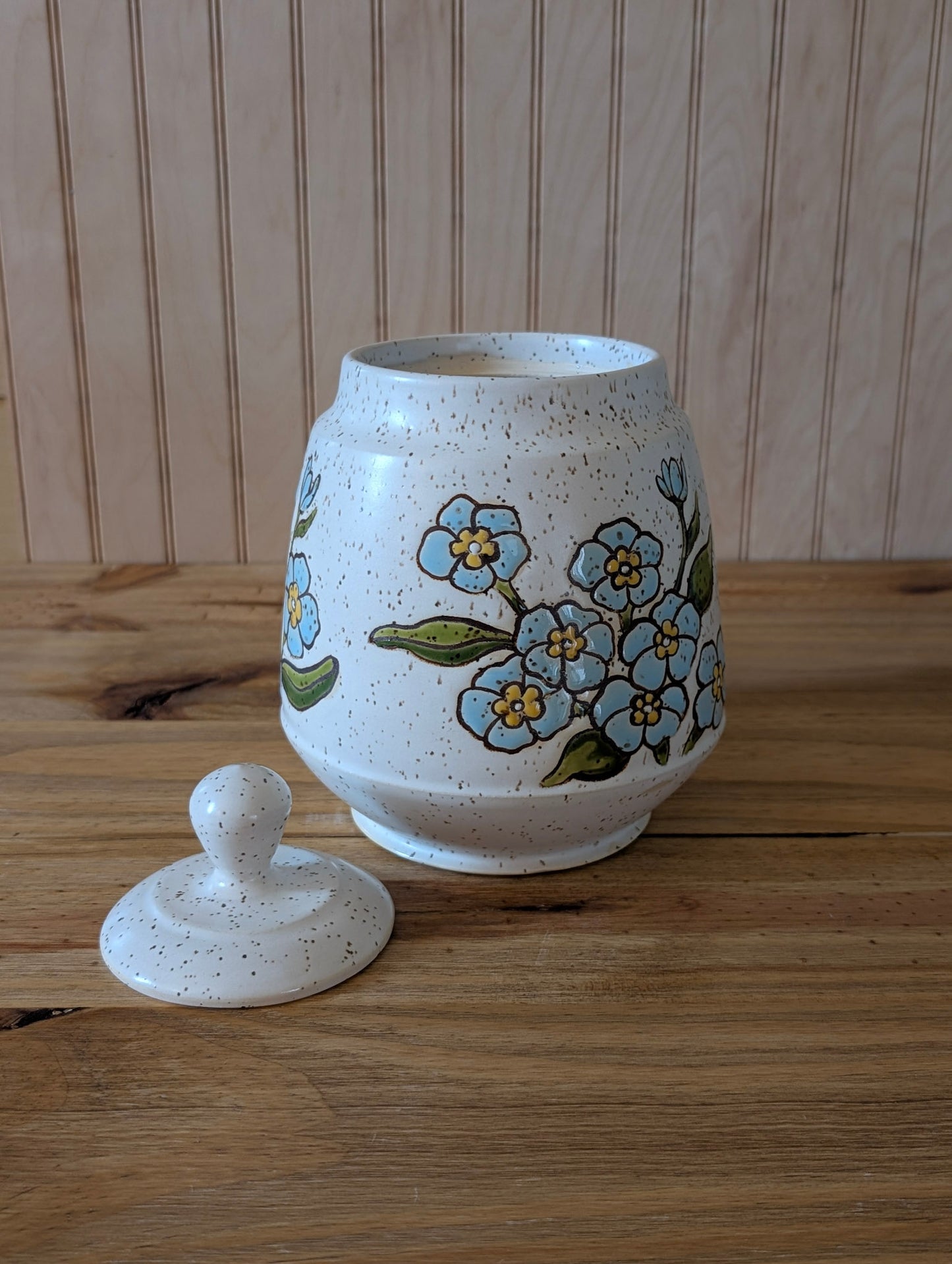 forget me not canister