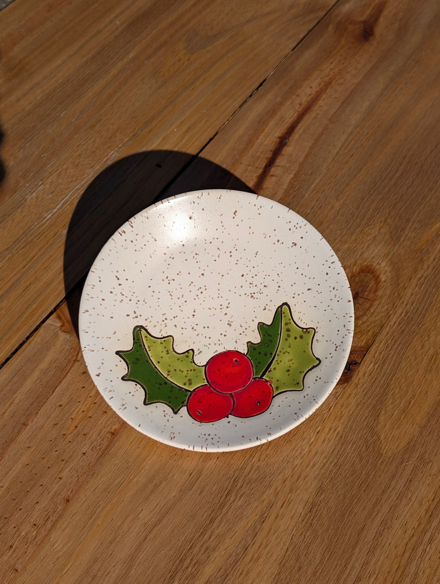 holly cluster trinket dish