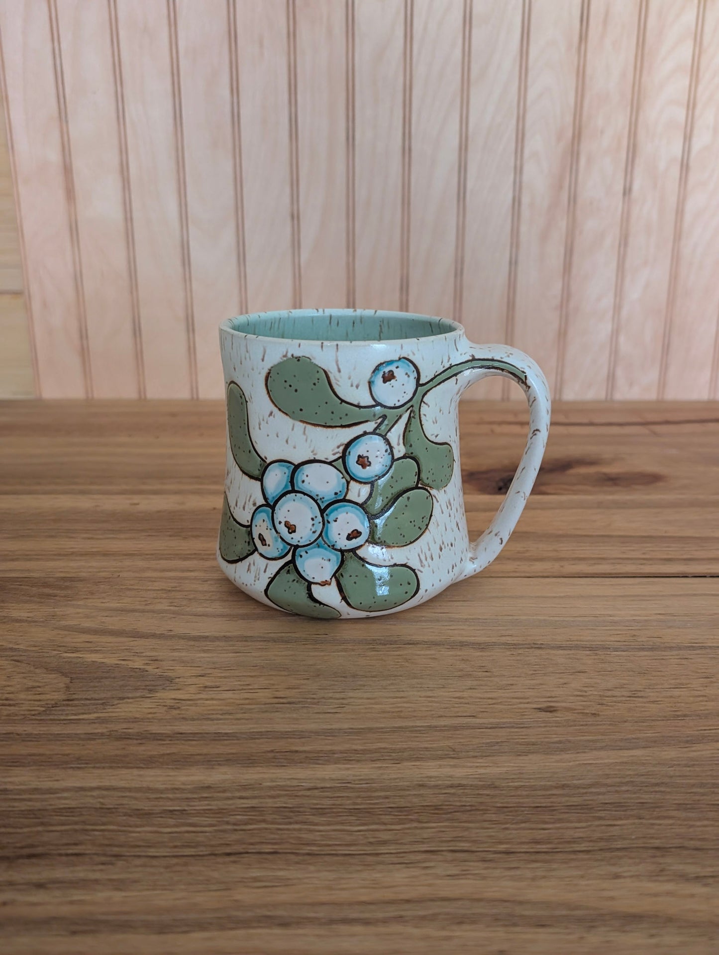 large mistletoe mug