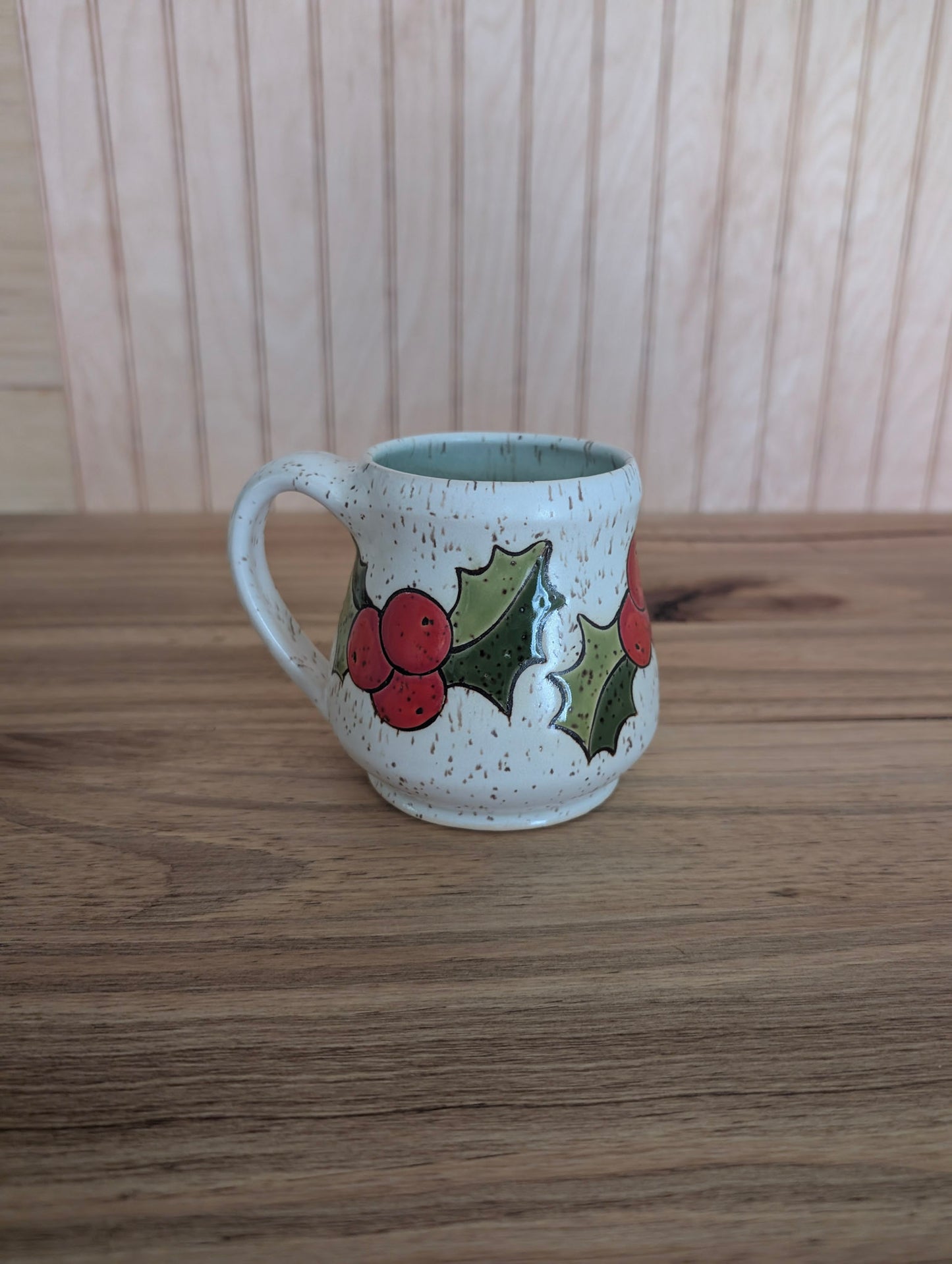 holly mug ribbed