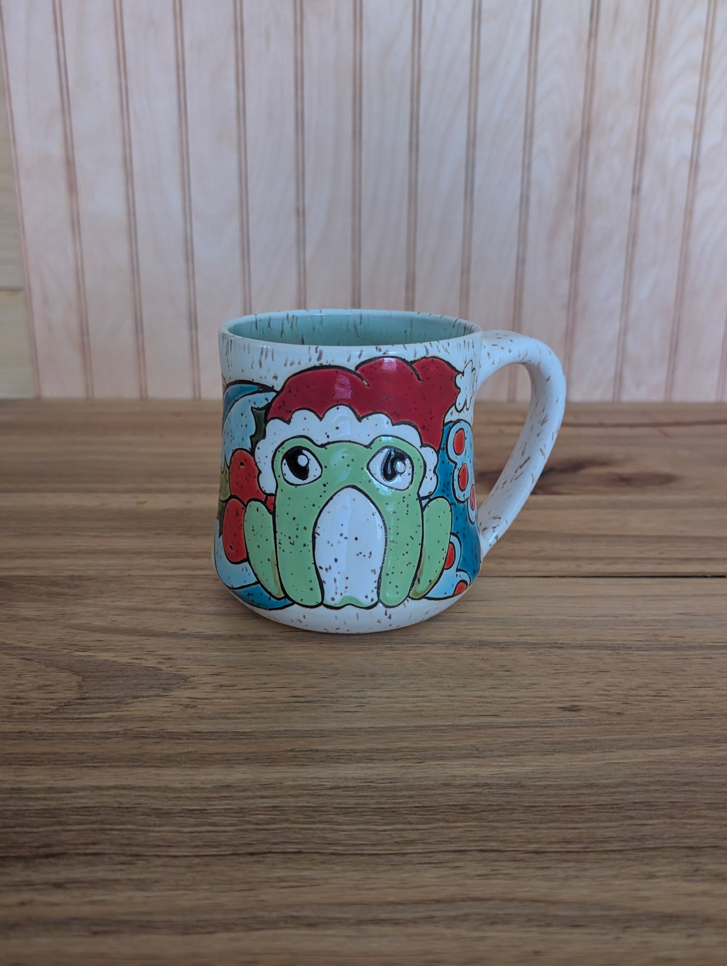 Christmas frog mug 2