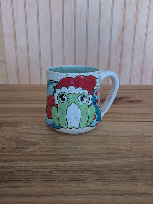 Christmas frog mug 2