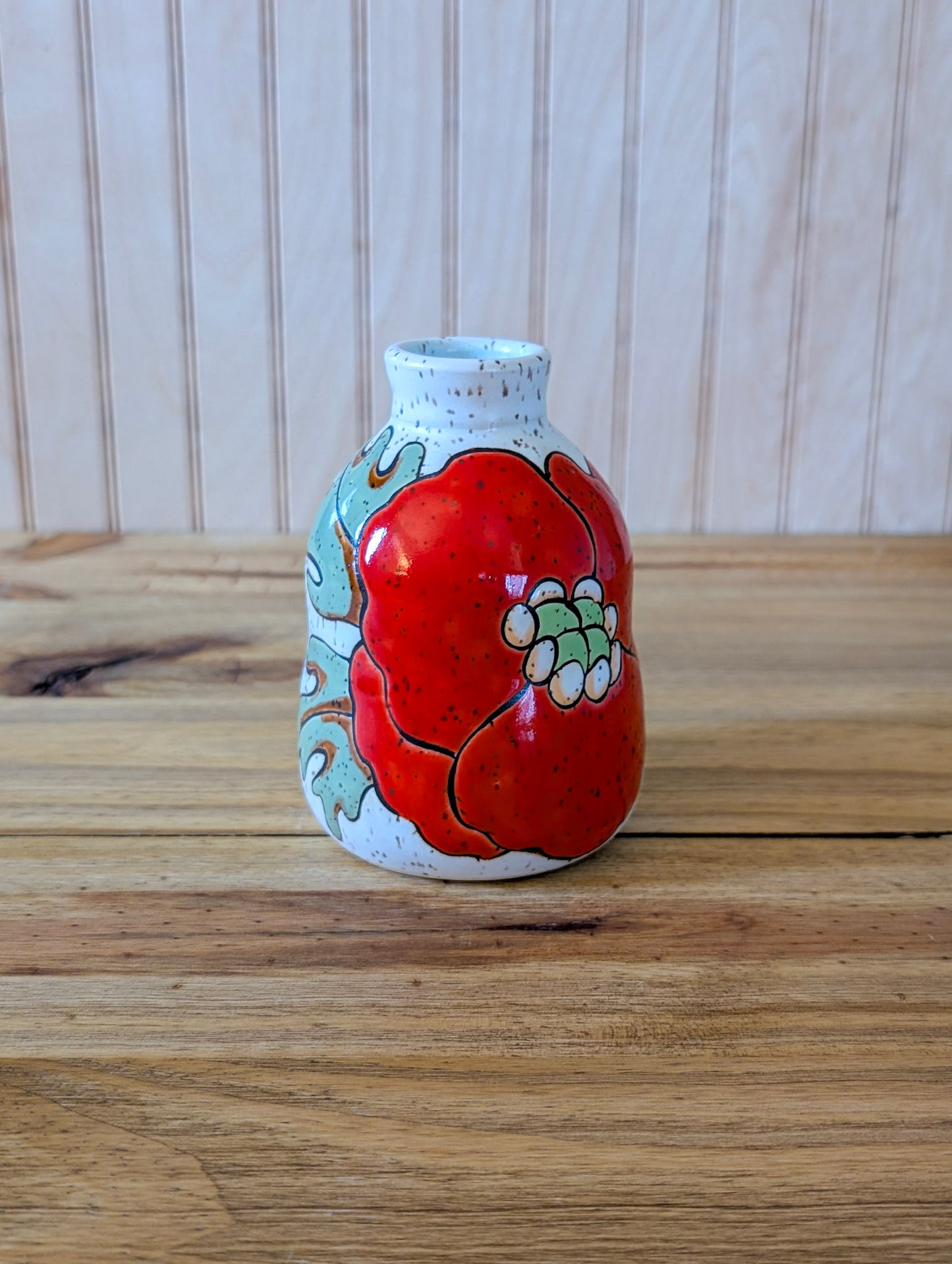 poppy bottleneck in red