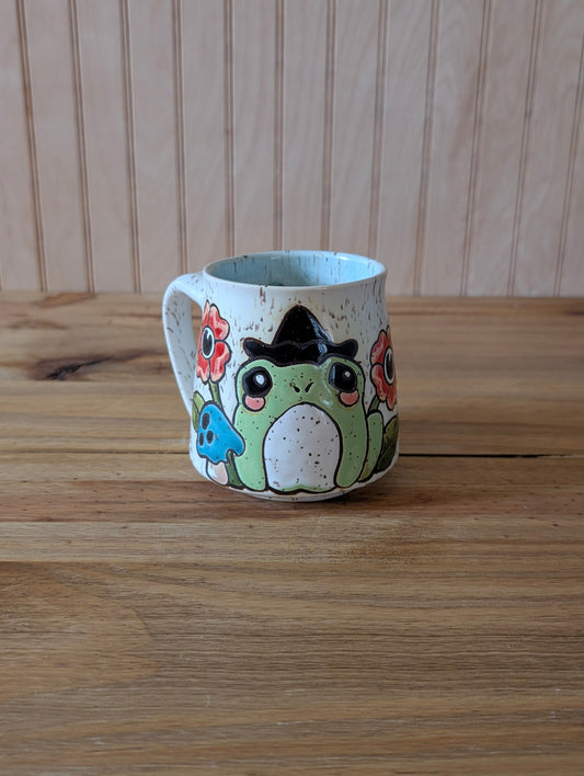 frog witch mug