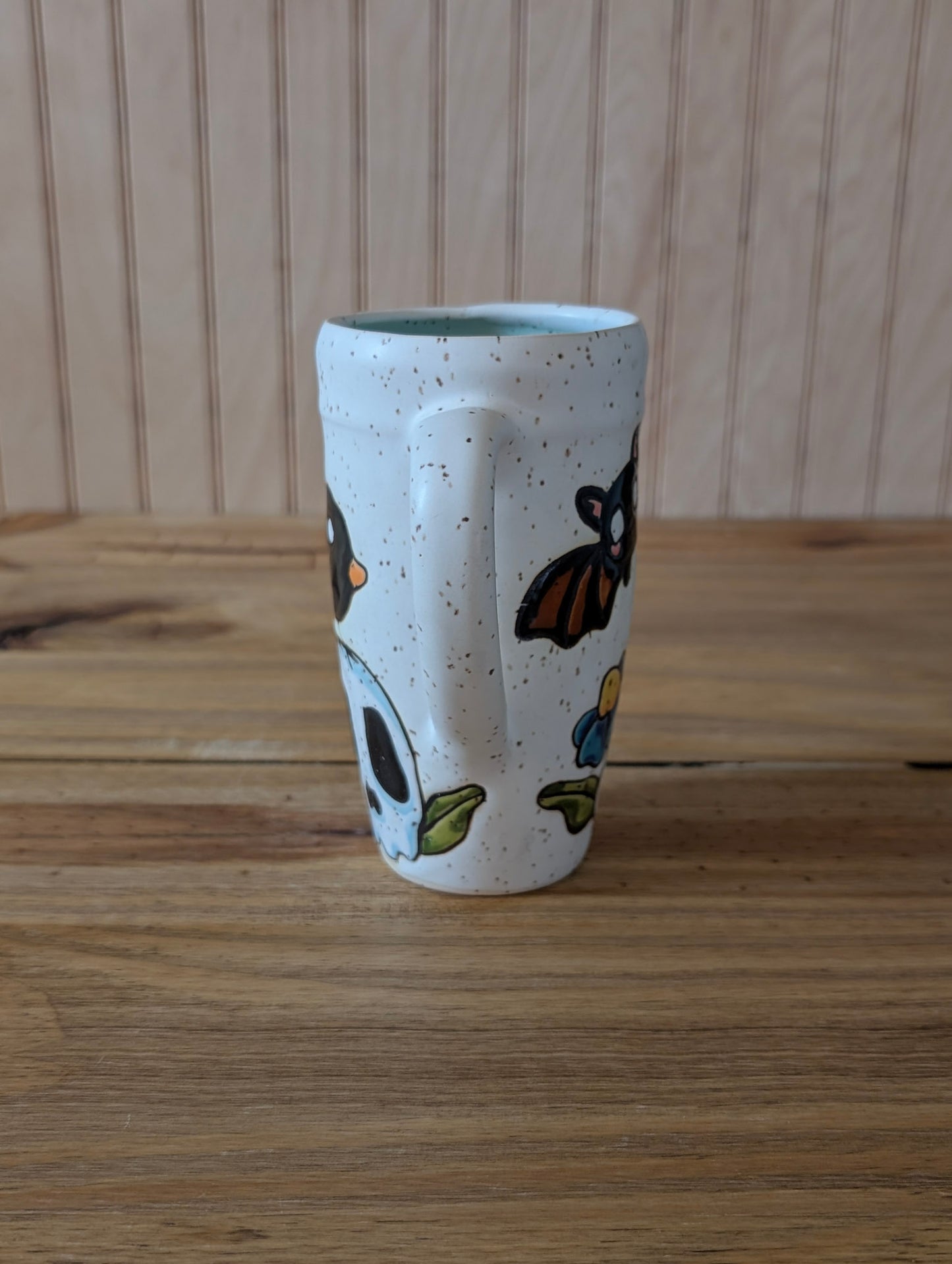 skull bat and crow tumbler