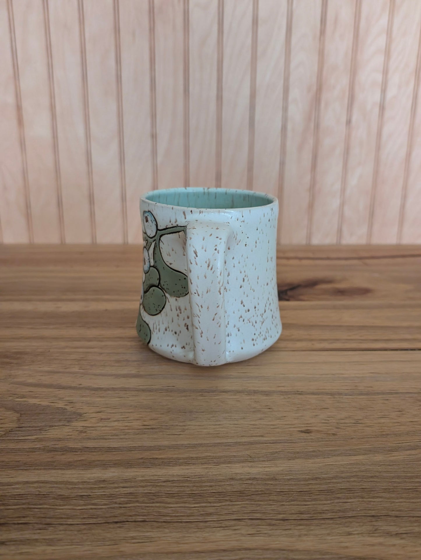 large mistletoe mug