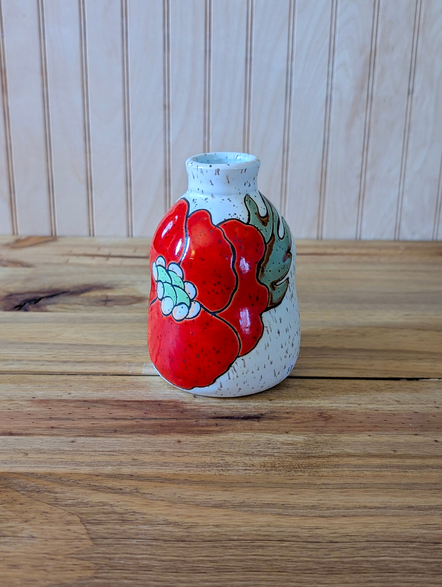 poppy bottleneck in red