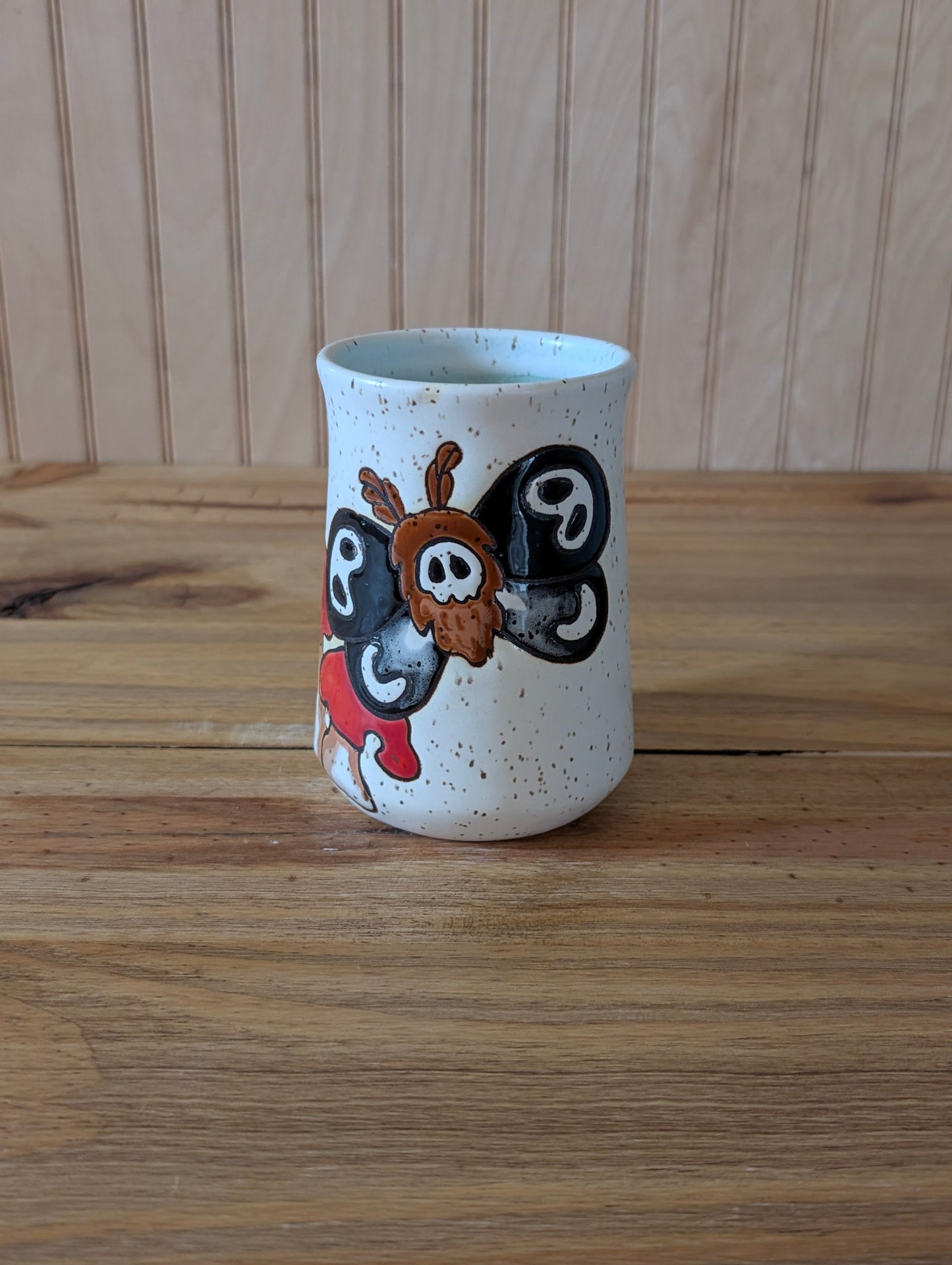 mushroom moth mug