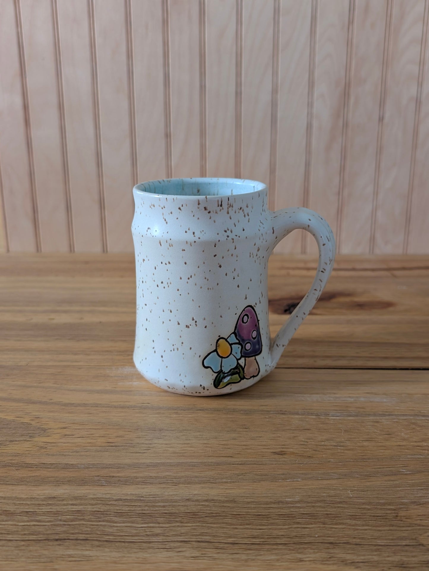 frog flower mug