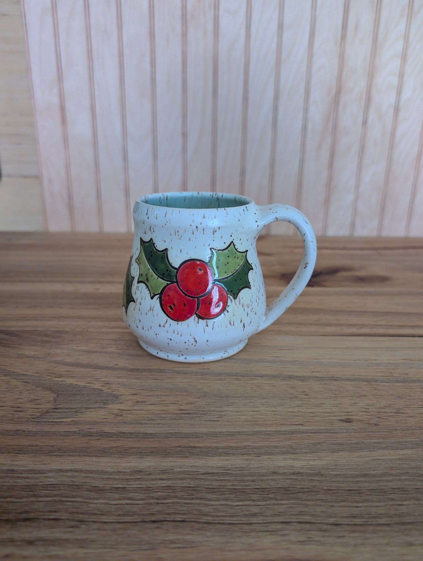 holly mug ribbed