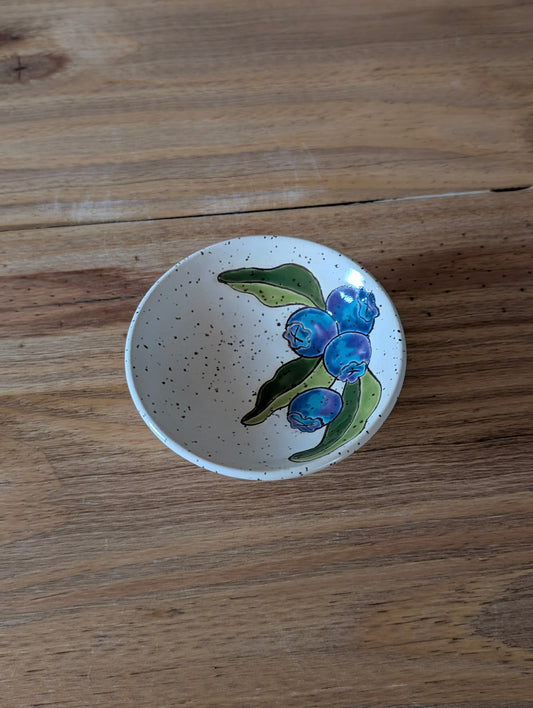 small trinket dish- blueberry