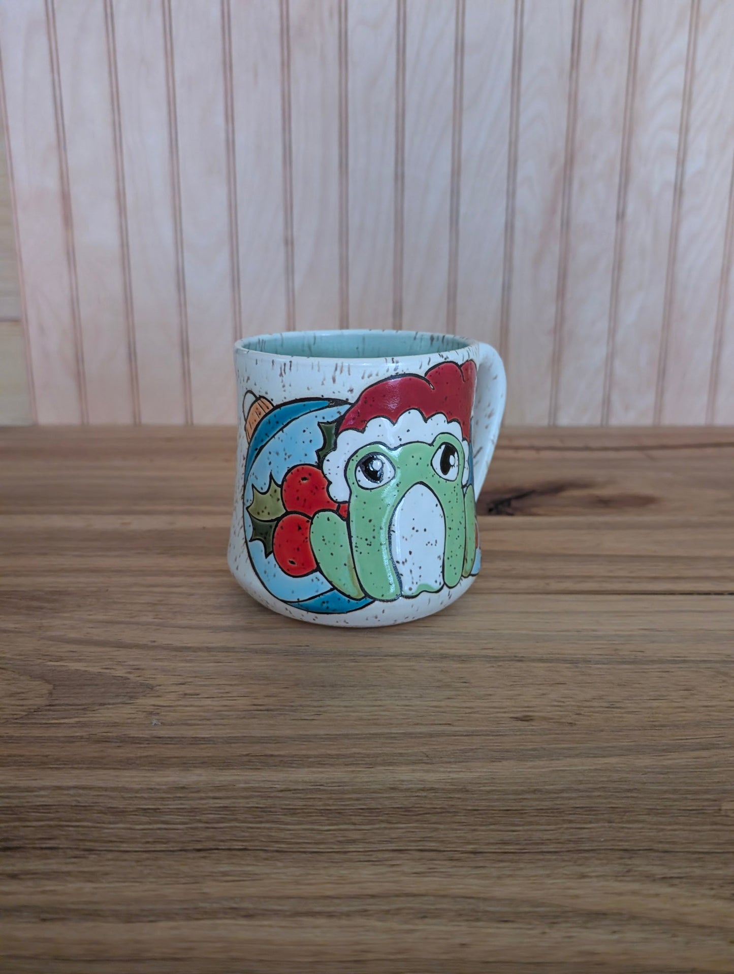 Christmas frog mug 2