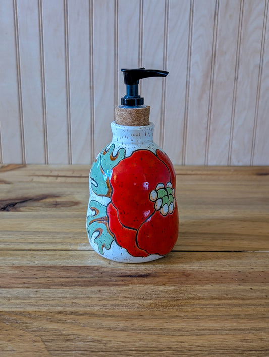 poppy bottleneck in red
