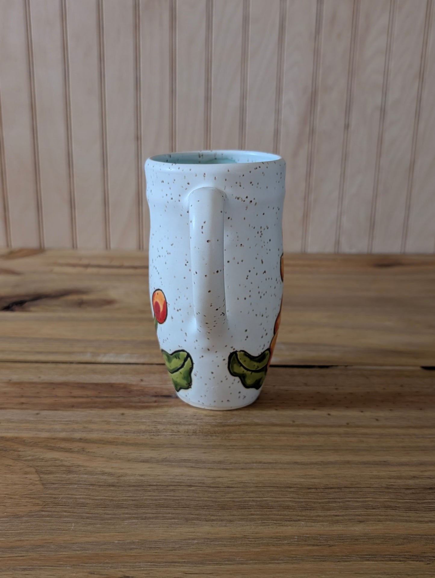 skull and flowers tumbler